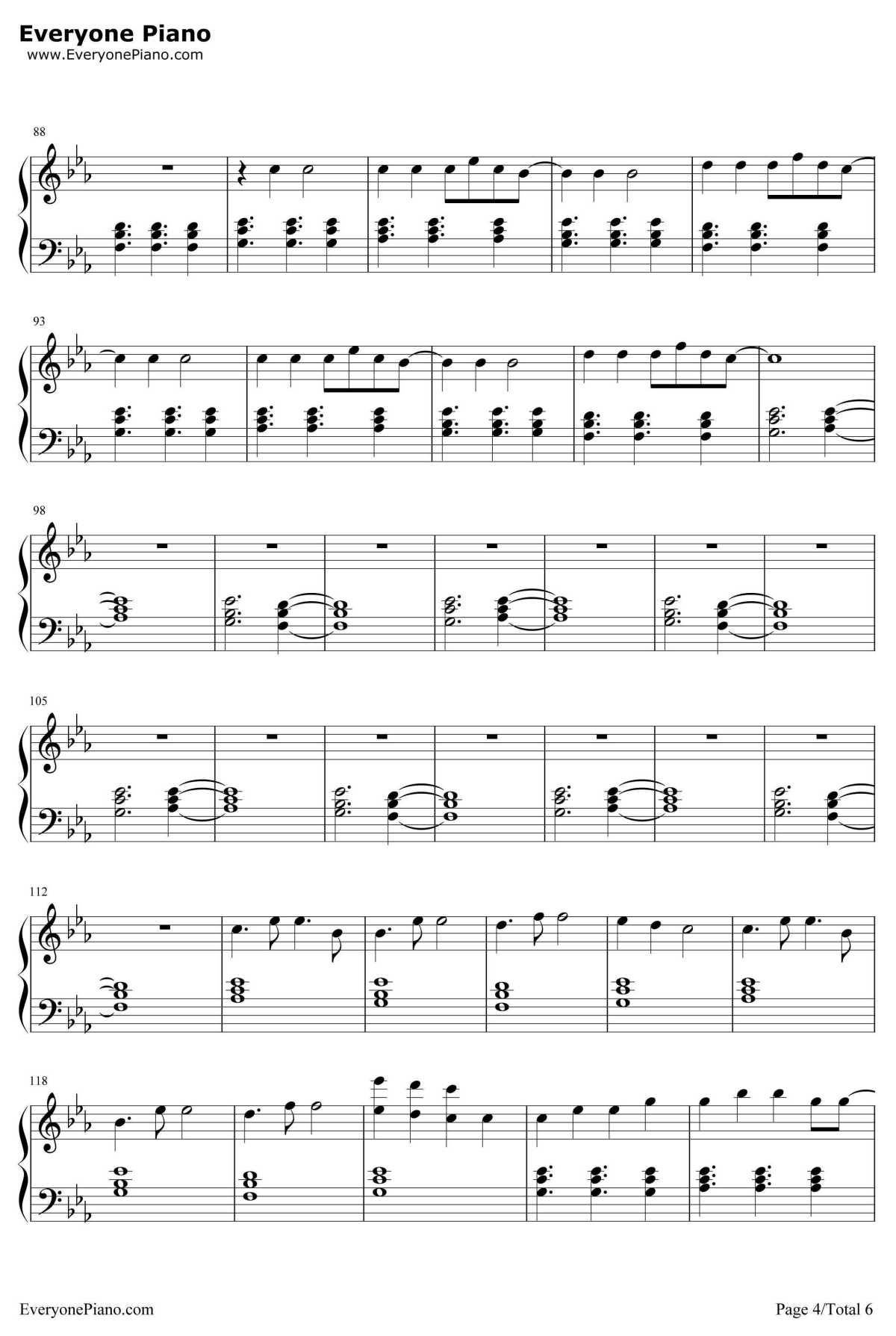 The Greatest钢琴谱-Sia4