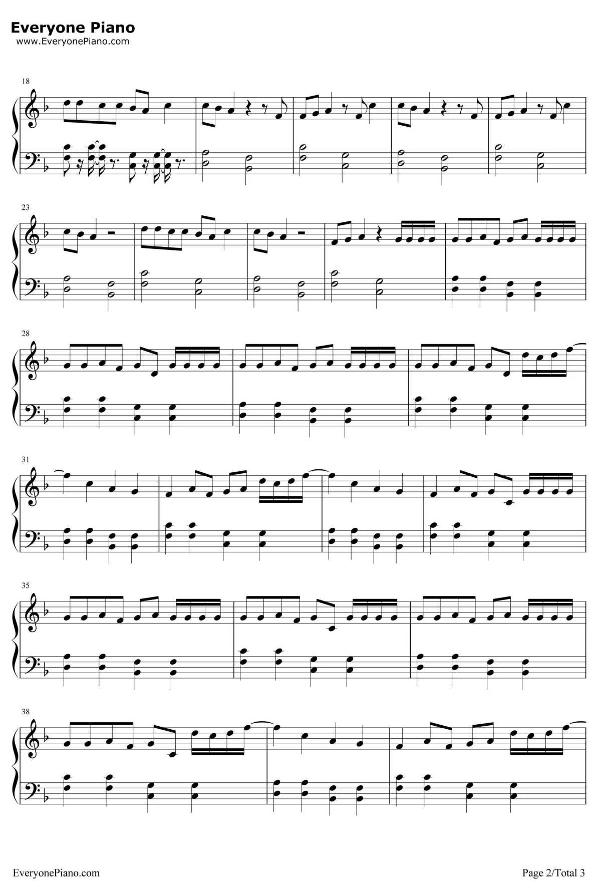 No Vacancy钢琴谱-OneRepublic2