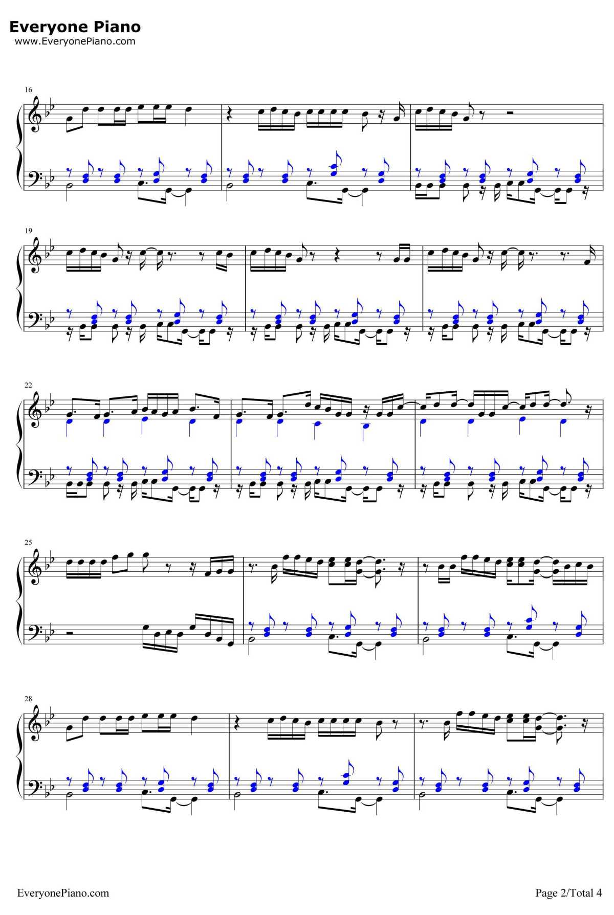 Girl at Coachella钢琴谱-Matoma2