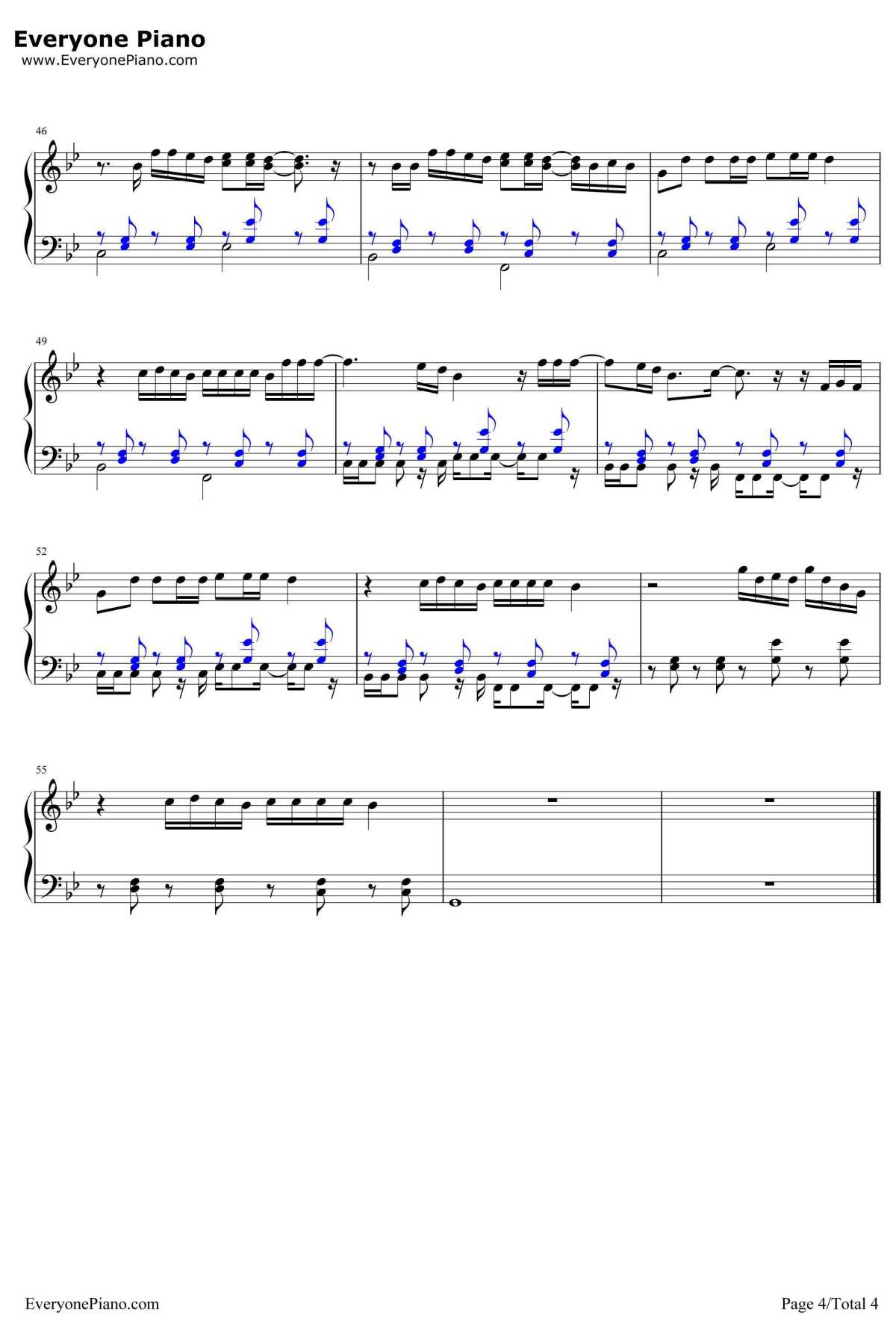 Girl at Coachella钢琴谱-Matoma4