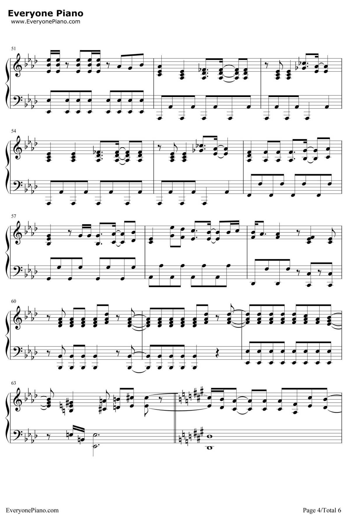 好日子钢琴谱-李知恩(IU)4