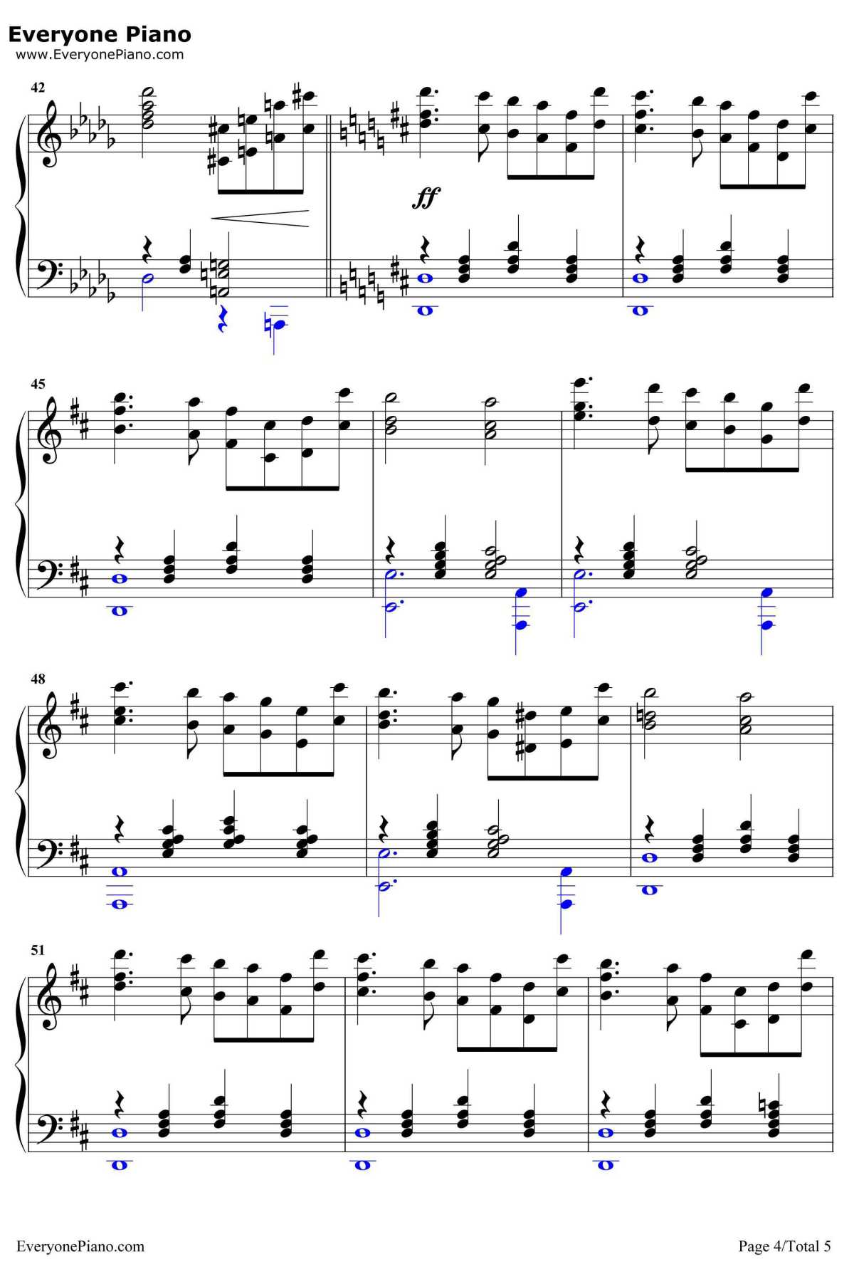 La Vie En Rose钢琴谱-EdithPiaf4