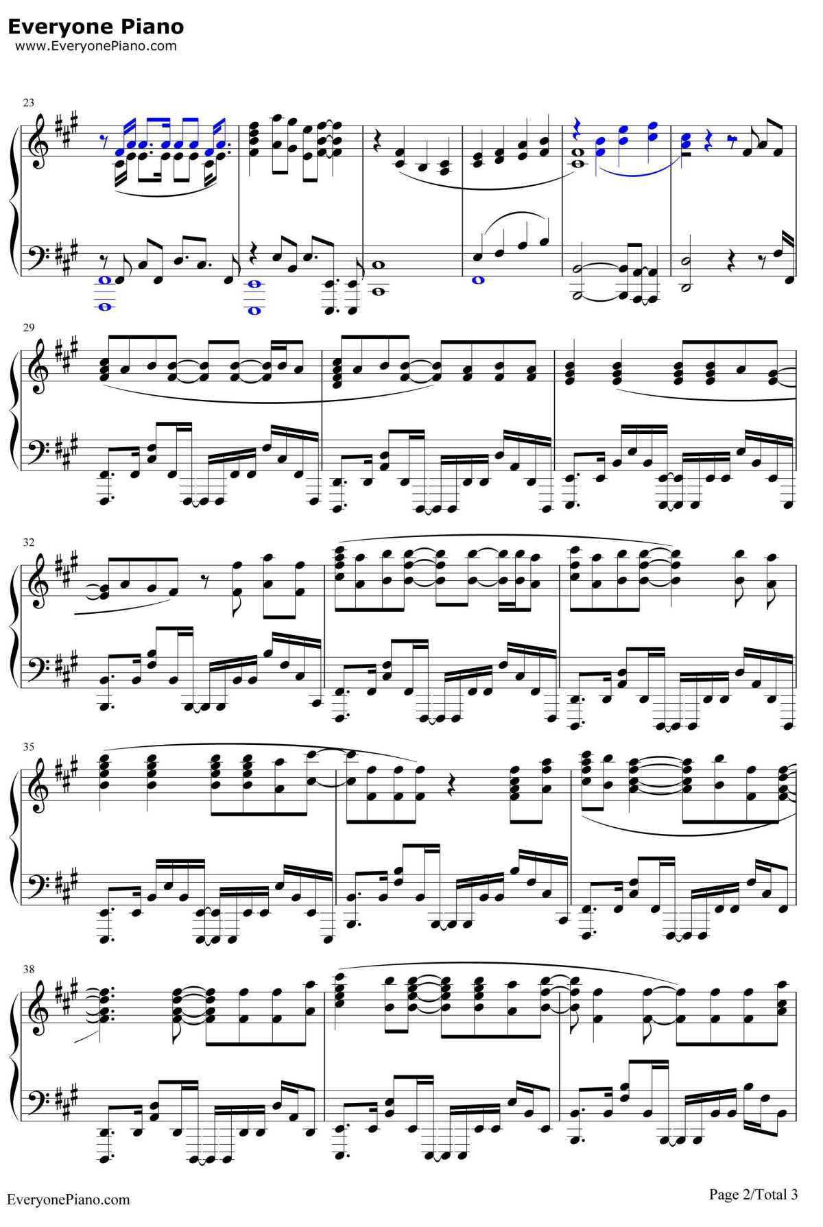 Gravity Wall钢琴谱-SawanoHiroyuki[nZk]:Tielle&Gemie-ReCREATORSOP2