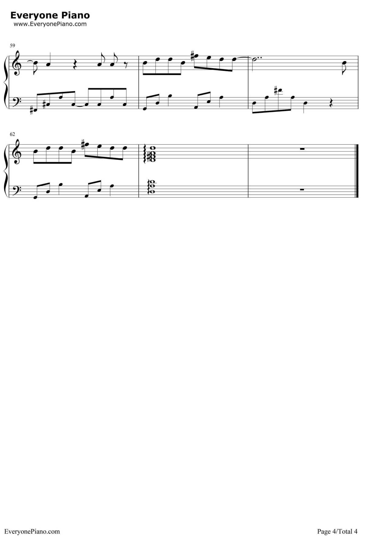 情非得已钢琴谱--庾澄庆4