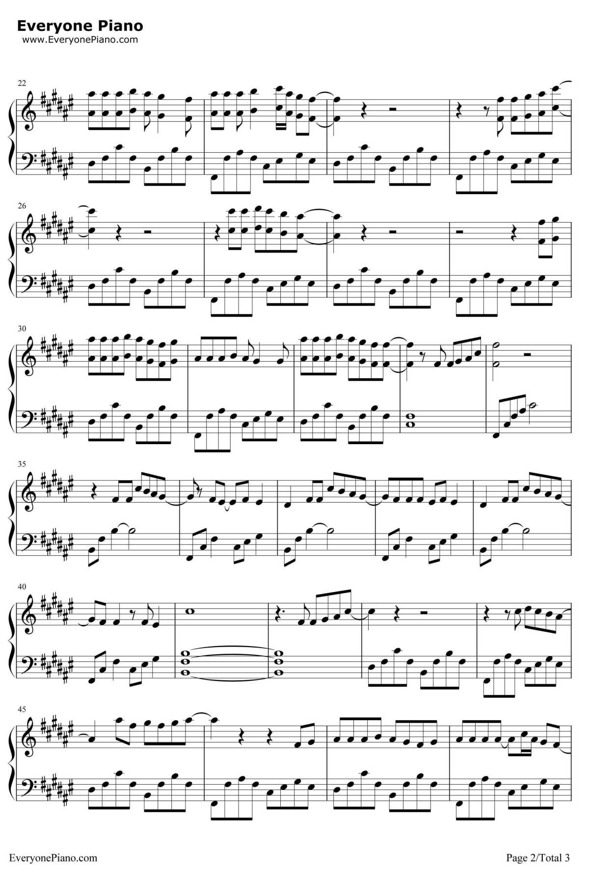 If IWere A Boy钢琴谱-Beyonce2