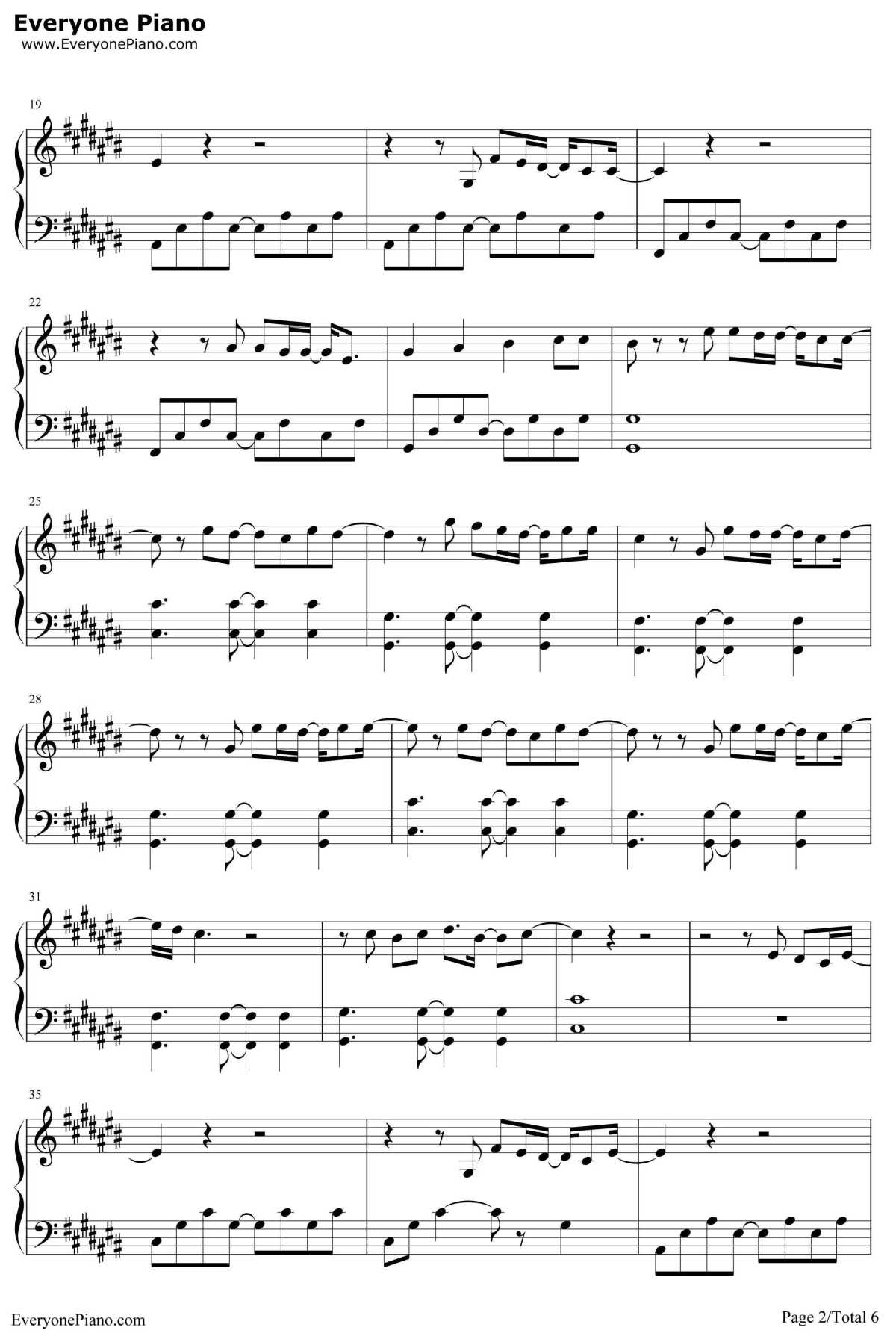 青春白皮书钢琴谱-汪苏沦-小情书告白版推广曲2