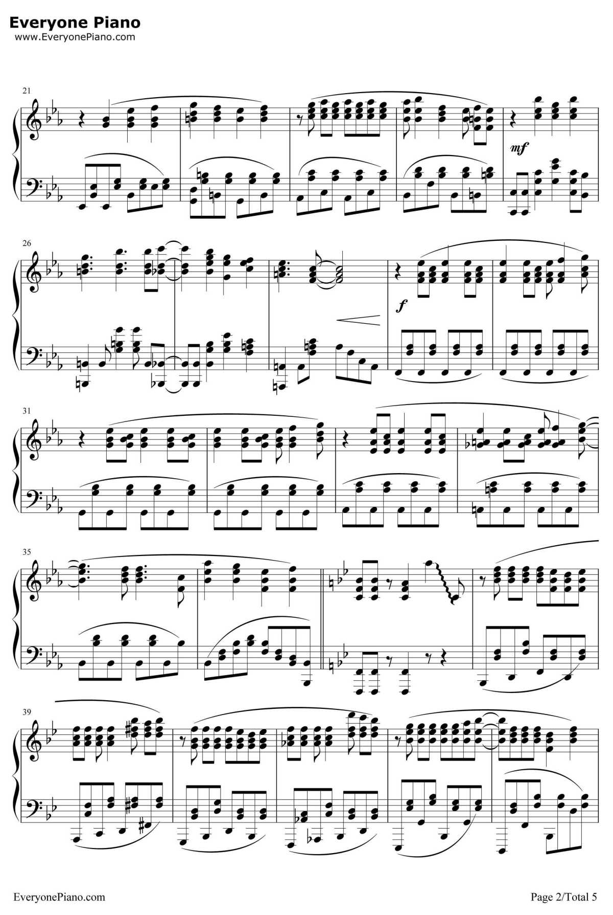 ヒトリゴト钢琴谱-ClariS-情色漫画老师OP2