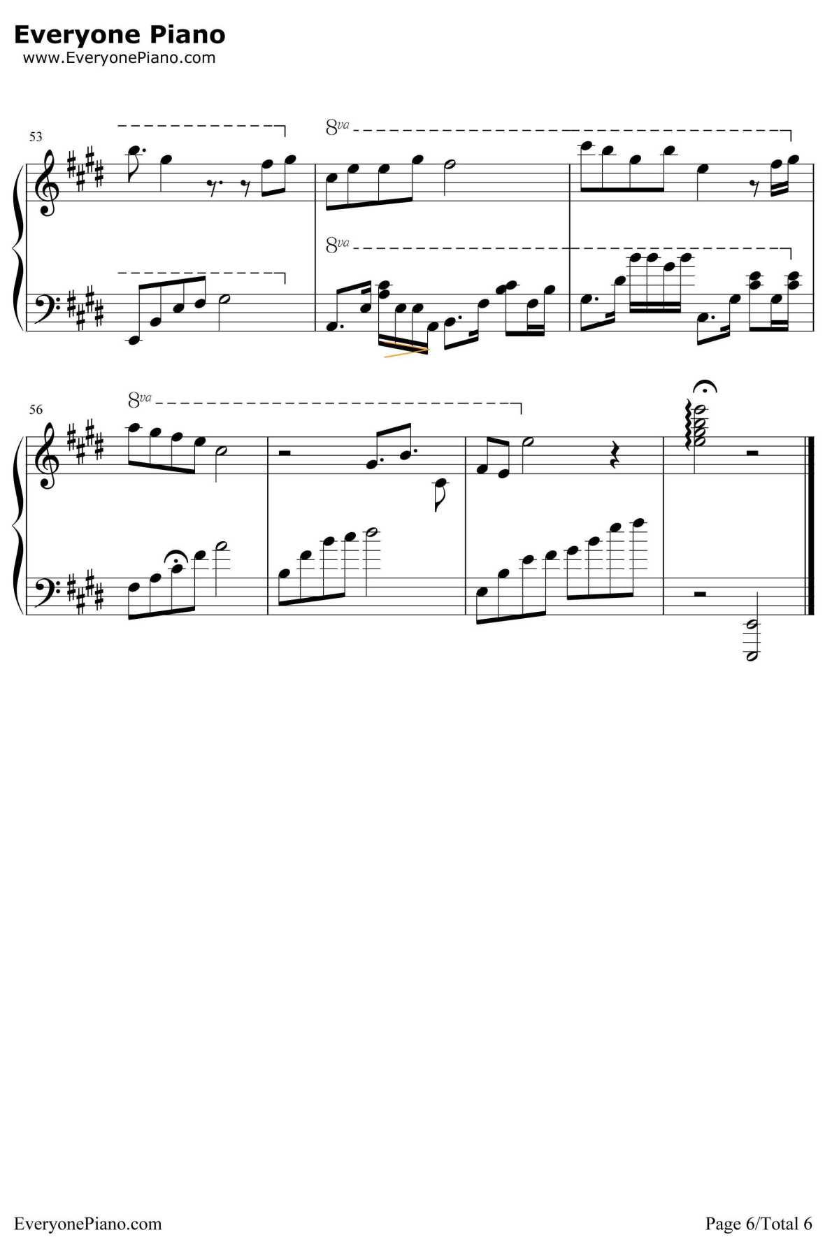 以人民的名义钢琴谱-韩磊江映蓉6