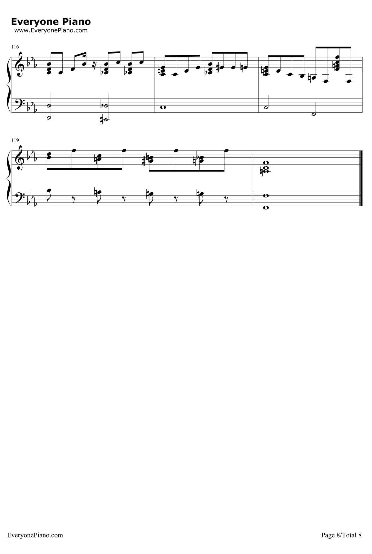 Bohemian Rhapsody钢琴谱-Queen-波希米亚狂想曲8