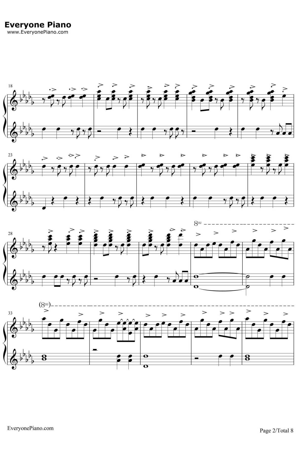 All of Me完整版钢琴谱-JonSchmidt2