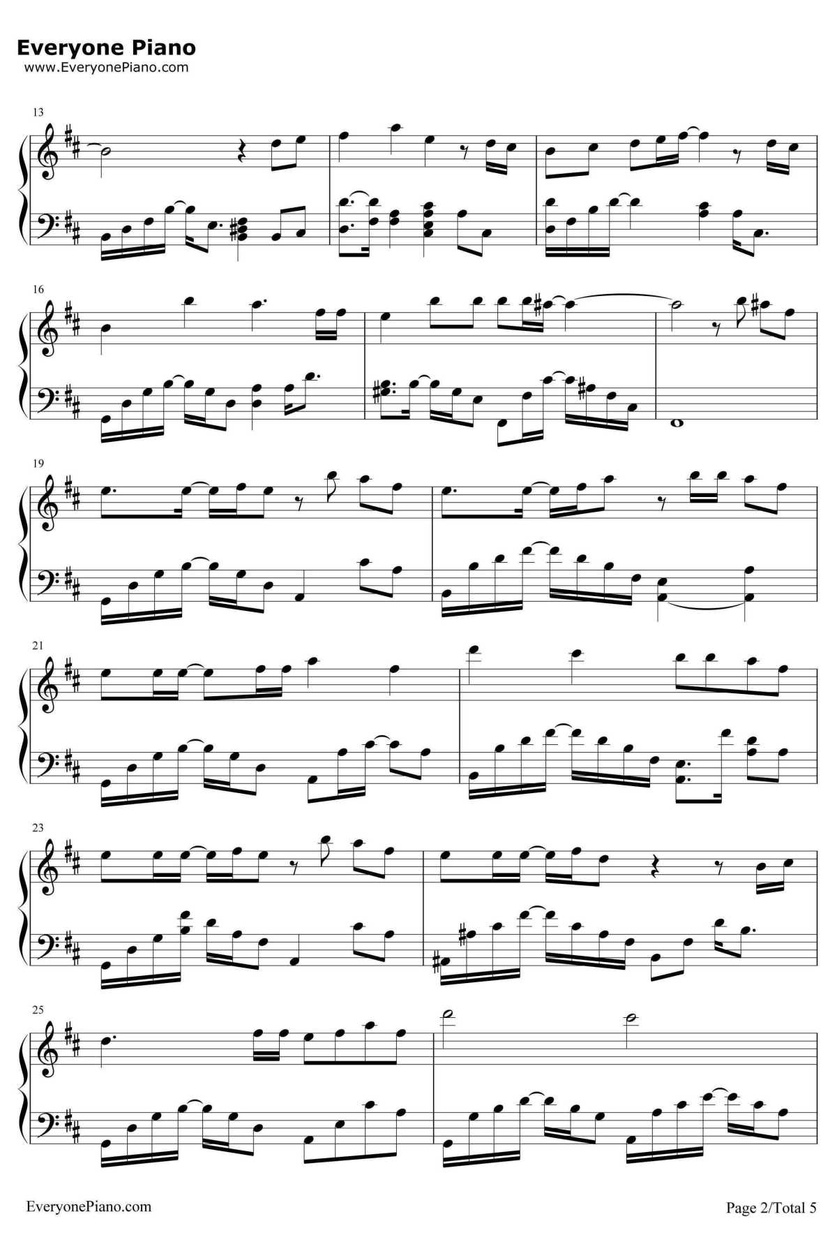 《名侦探柯南―迷宫的十字路口》主题曲钢琴谱-仓木麻衣-Timeaftertime2