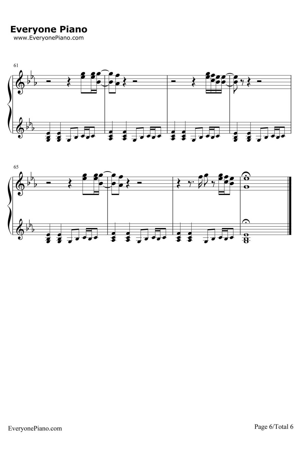 Valerie钢琴谱-AmyWinehouse6