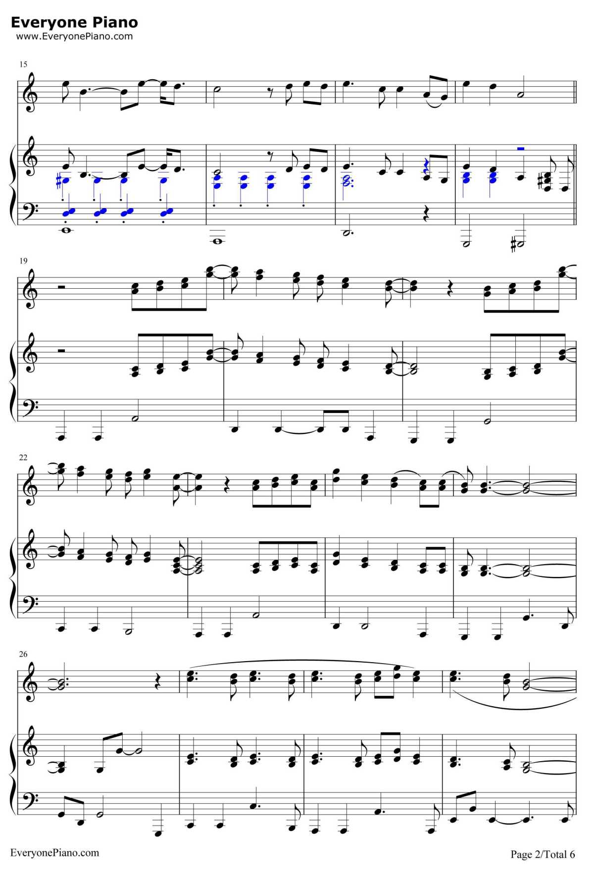 Lucky钢琴谱-JasonMraz&ColbieCaillat2