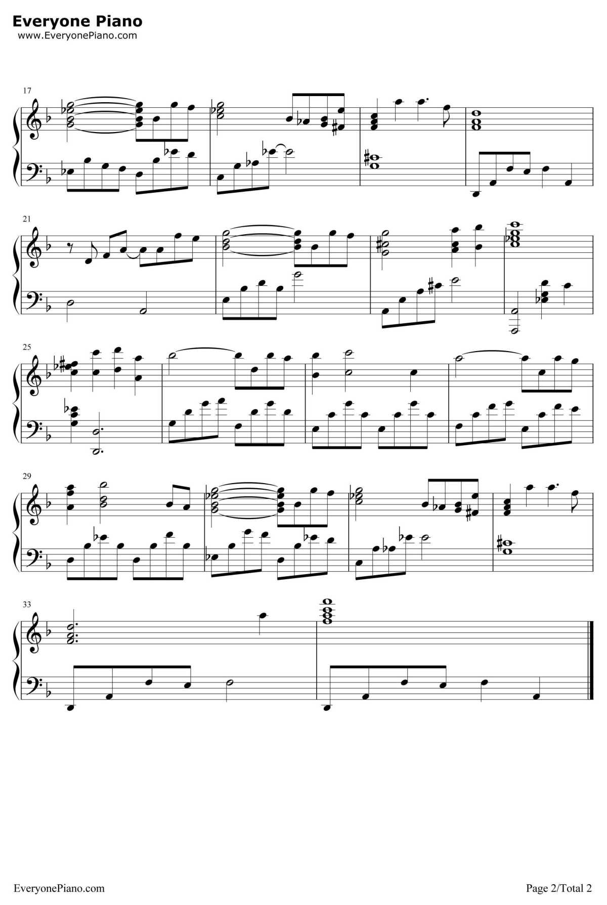 The Lonely Man Theme钢琴谱-JoeHarnell-无敌浩克主题曲2