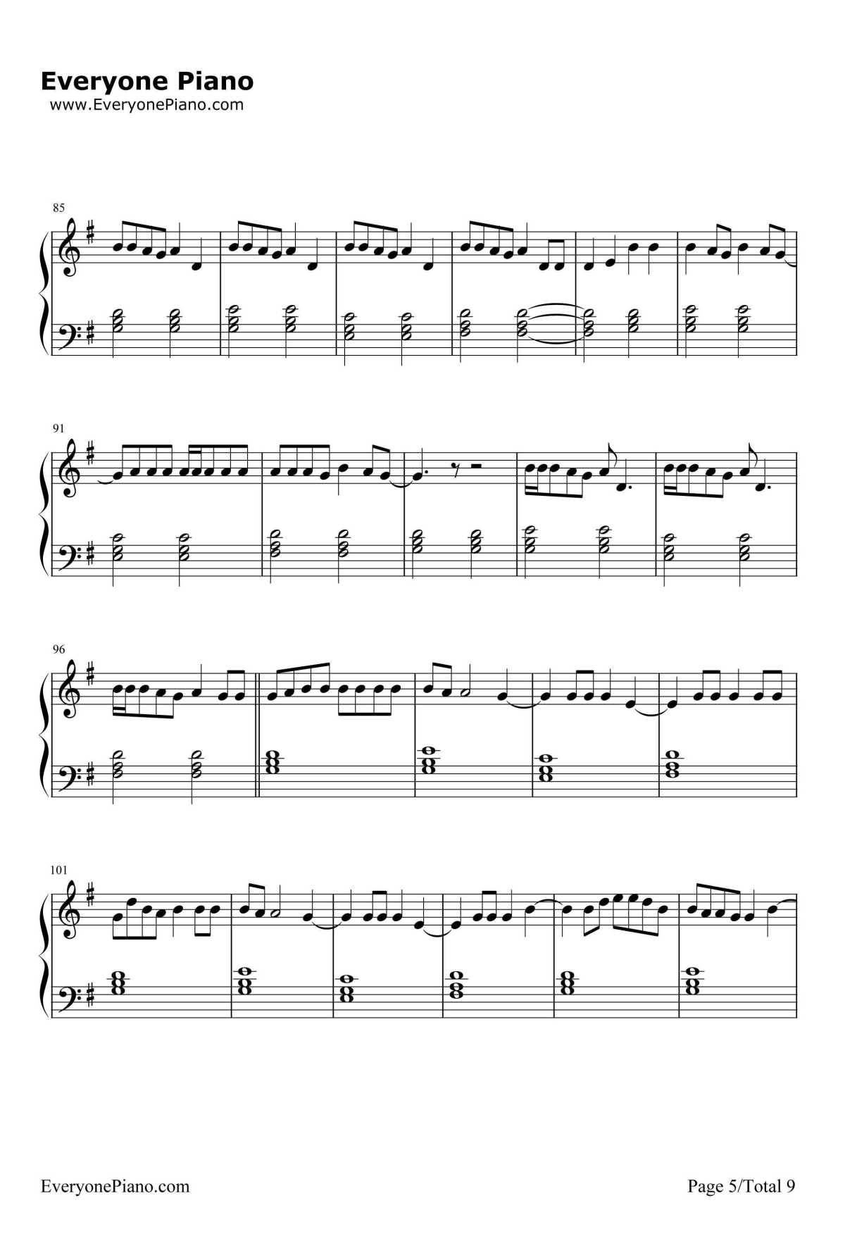 I'm the One钢琴谱-DJKhaled5