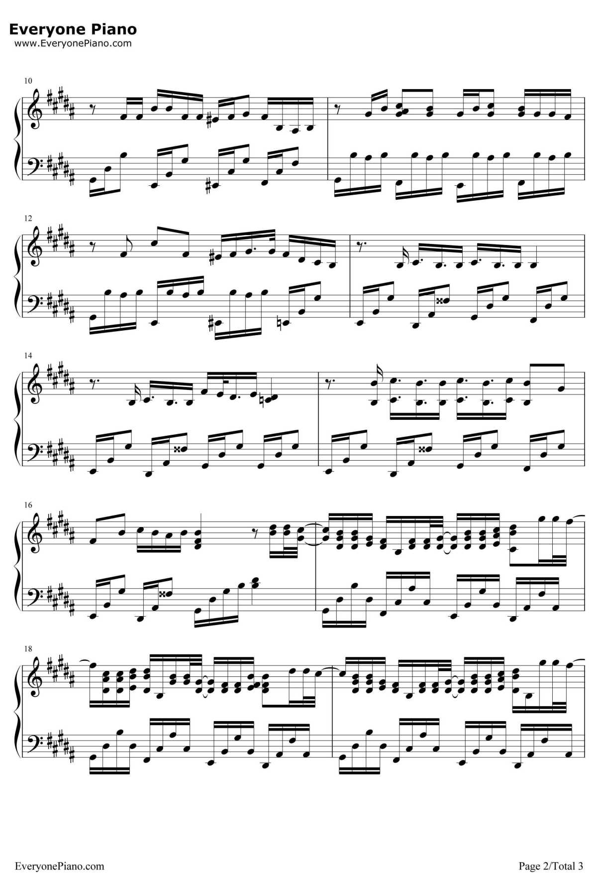 vivi钢琴谱-米津玄师2