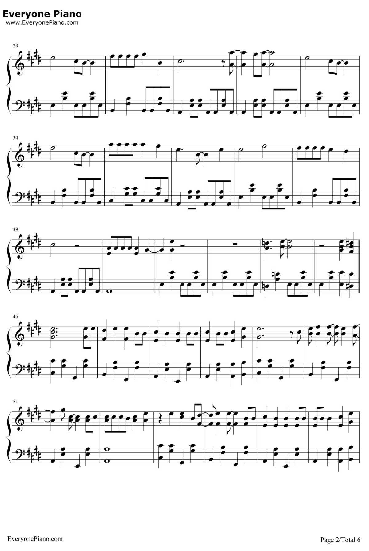 Mean钢琴谱-TaylorSwift2