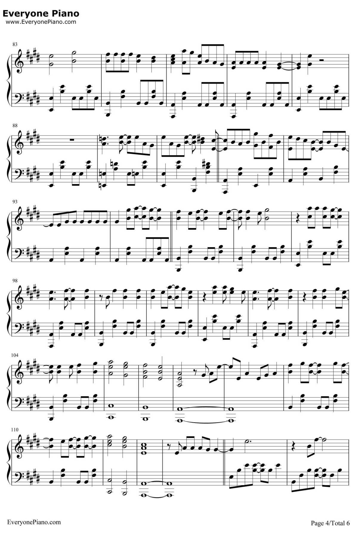 Mean钢琴谱-TaylorSwift4