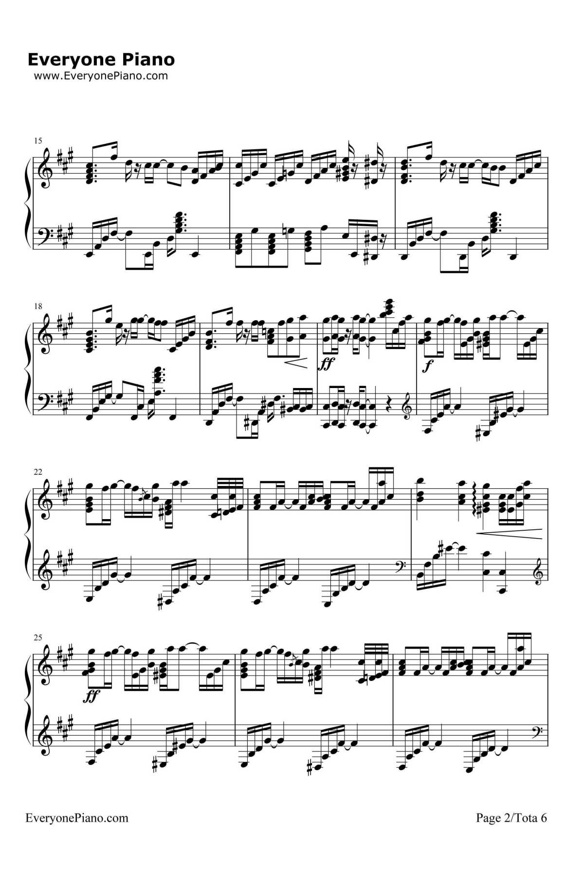 アリスにさよなら钢琴谱-GUMI2