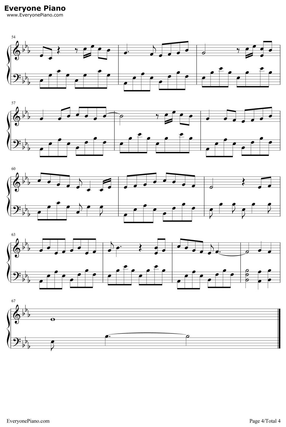 阿婆说钢琴谱-陈一发儿4