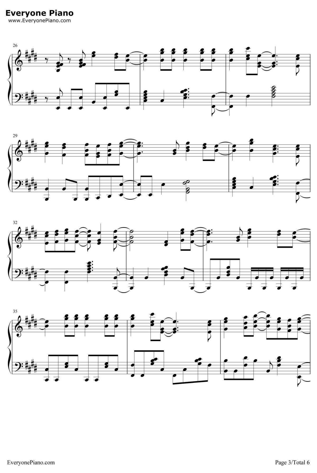 仆らは今のなかで钢琴谱-μ's-完整版-ラブライブ!OP3