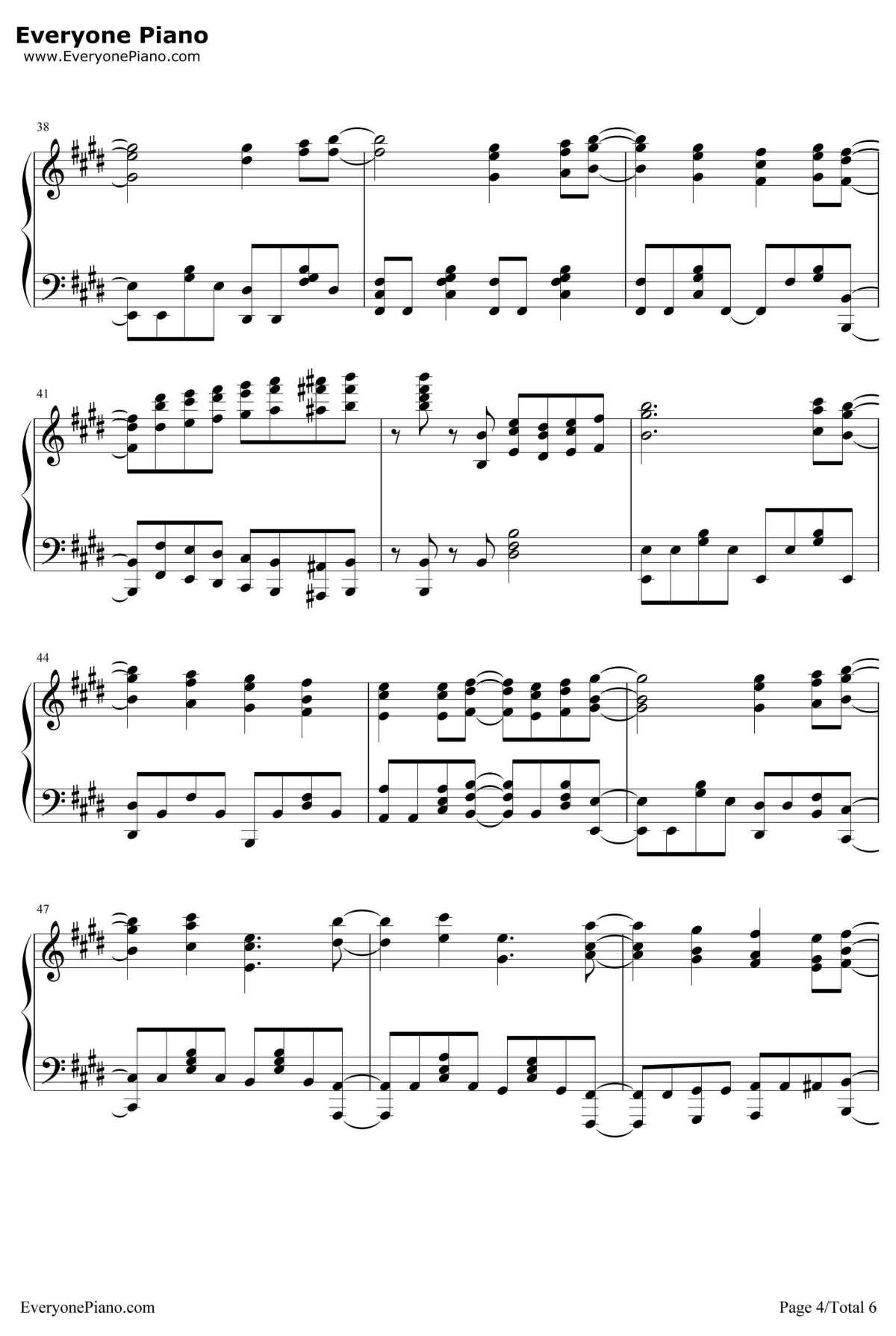 仆らは今のなかで钢琴谱-μ's-完整版-ラブライブ!OP4