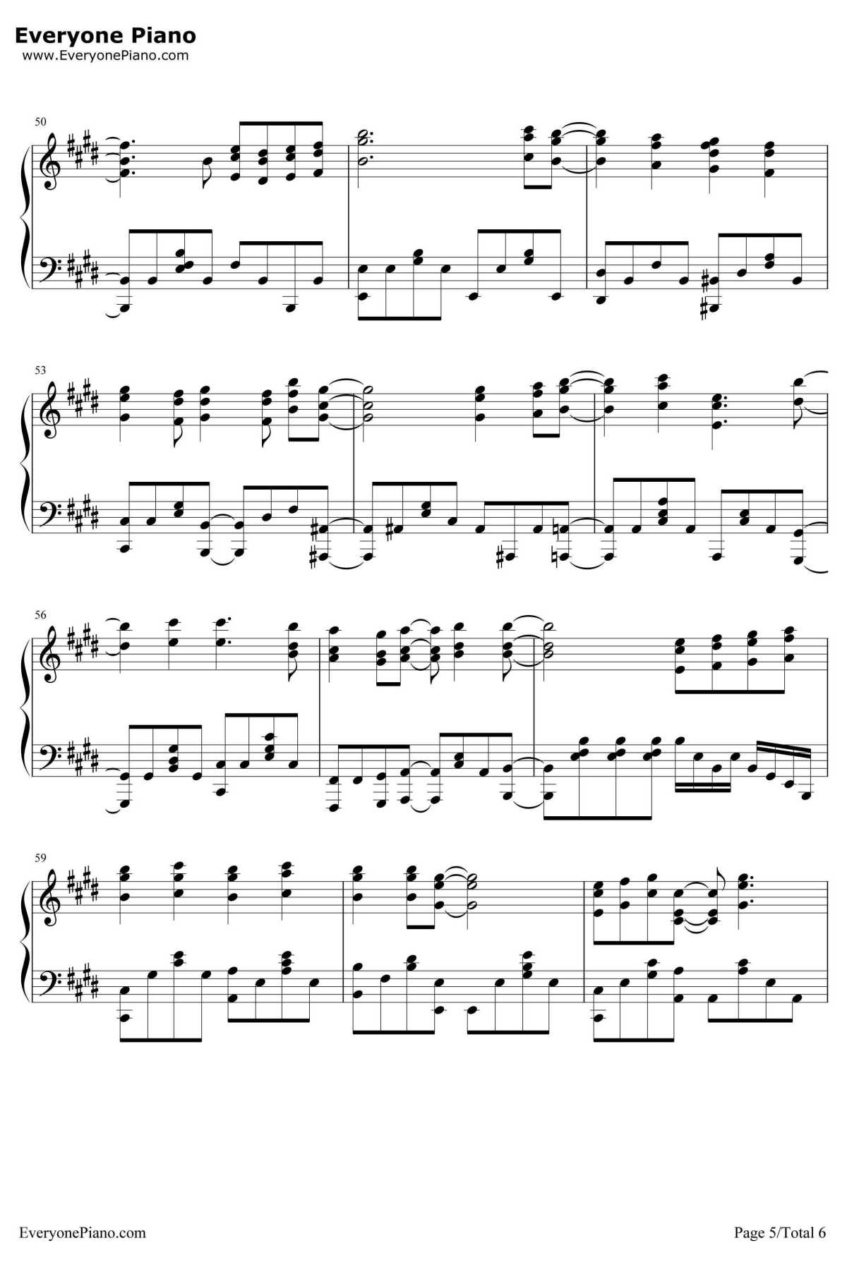 仆らは今のなかで钢琴谱-μ's-完整版-ラブライブ!OP5