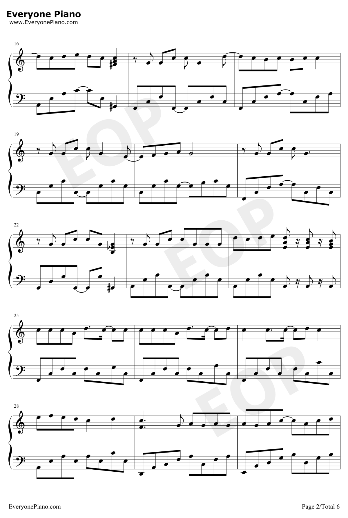 CocktaiL钢琴谱-Mafumafu-Mafumafu-まふまふ2