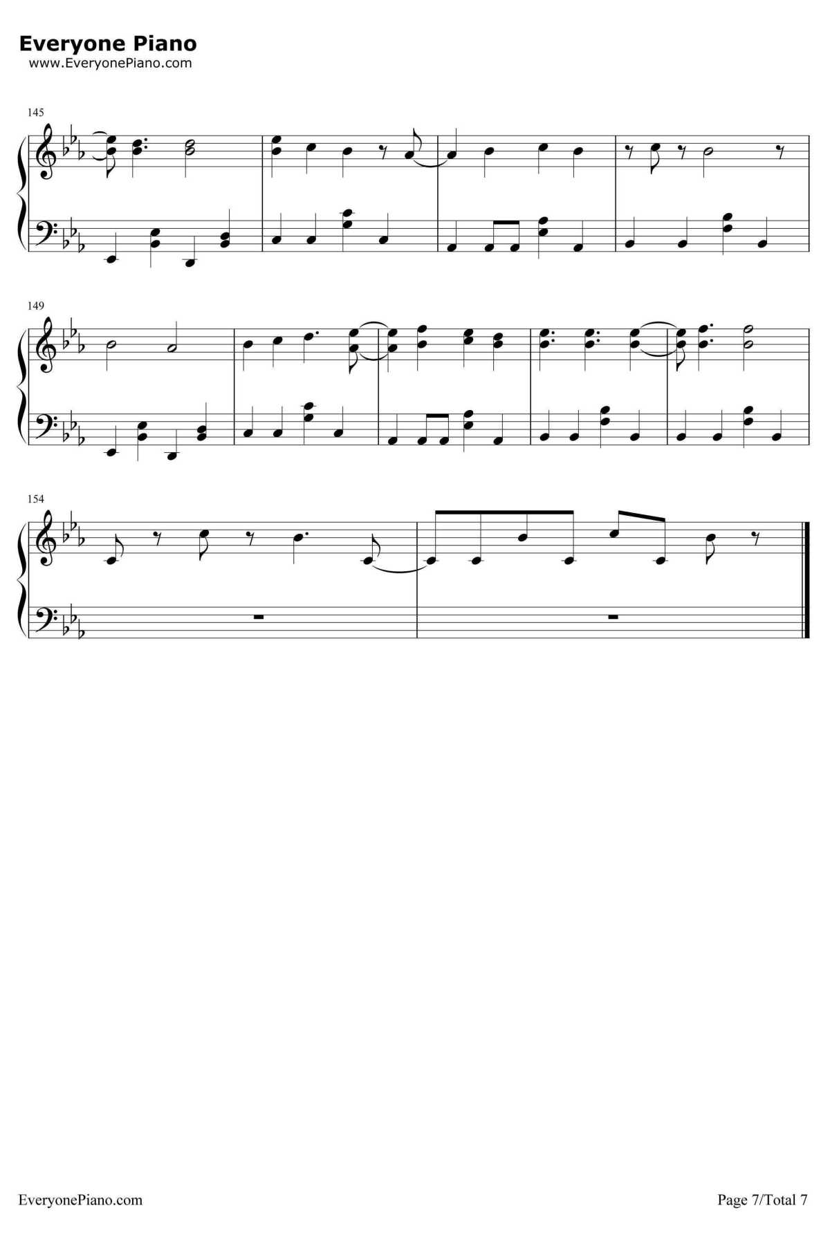 天ノ弱钢琴谱-GUMI-PianoArrange7