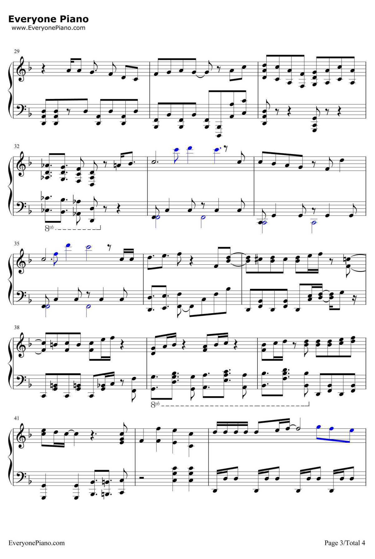 マジLOVE1000钢琴谱-ST☆RISH-歌之王子殿下ED3