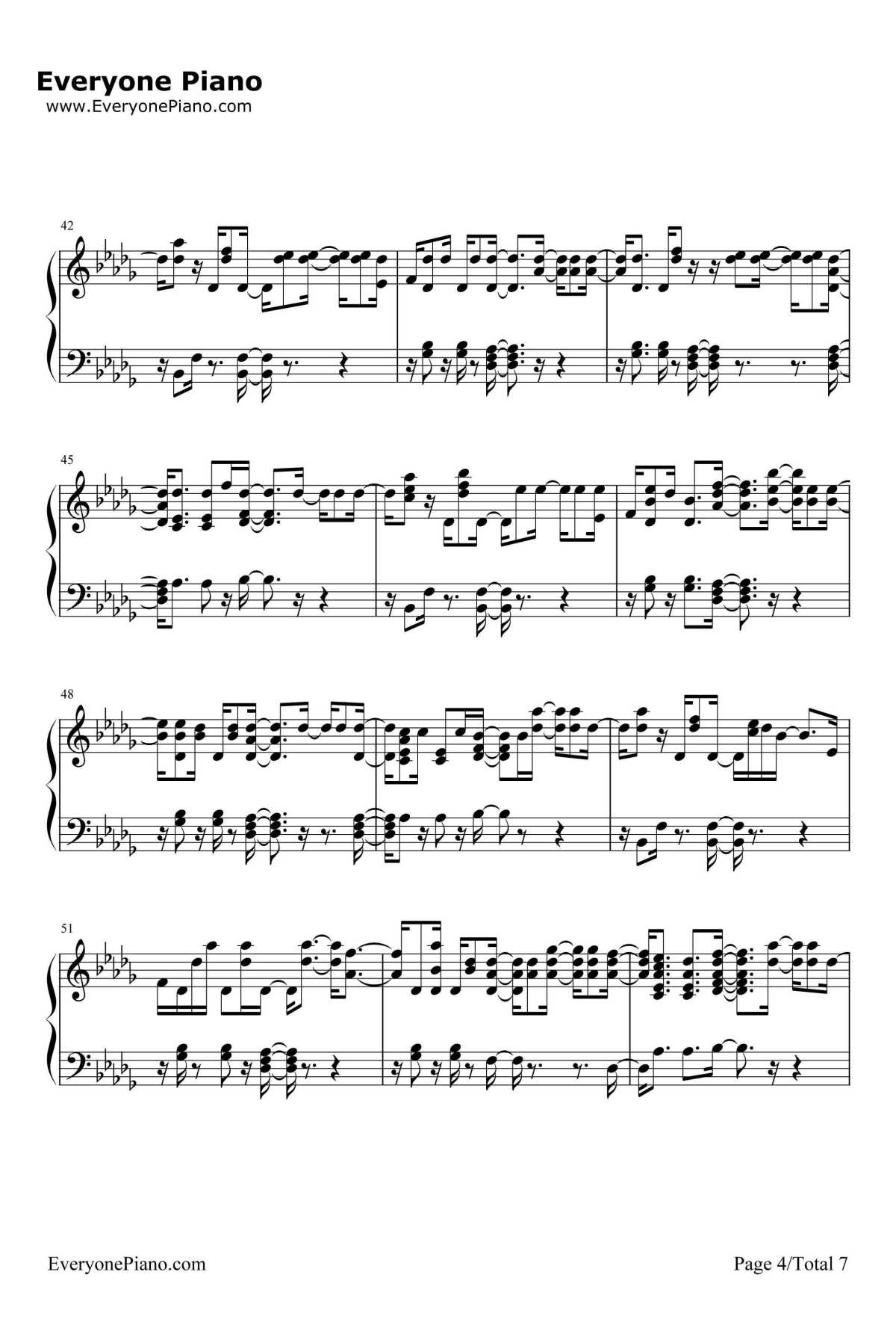 Your Song钢琴谱-RitaOra4