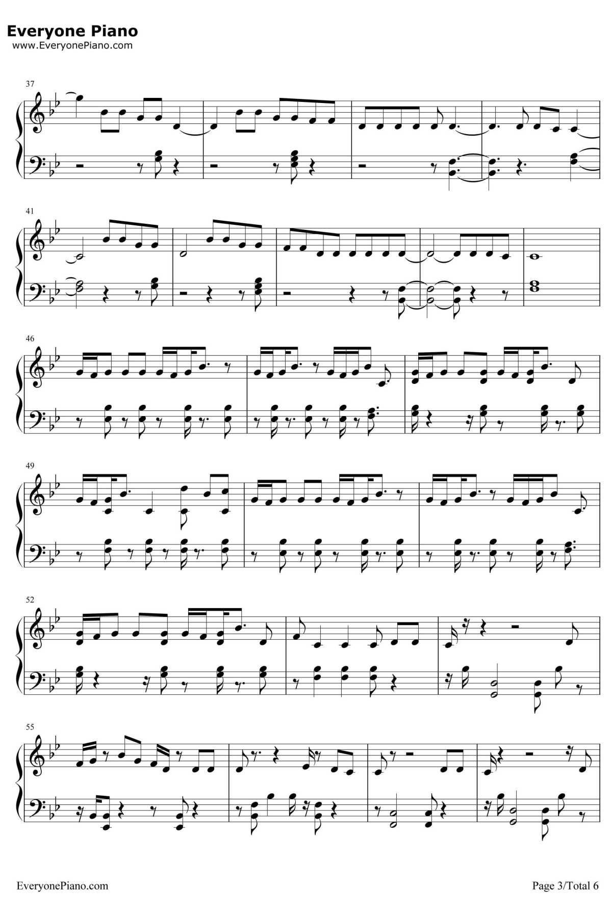 OK钢琴谱-RobinSchulzJamesBlunt3