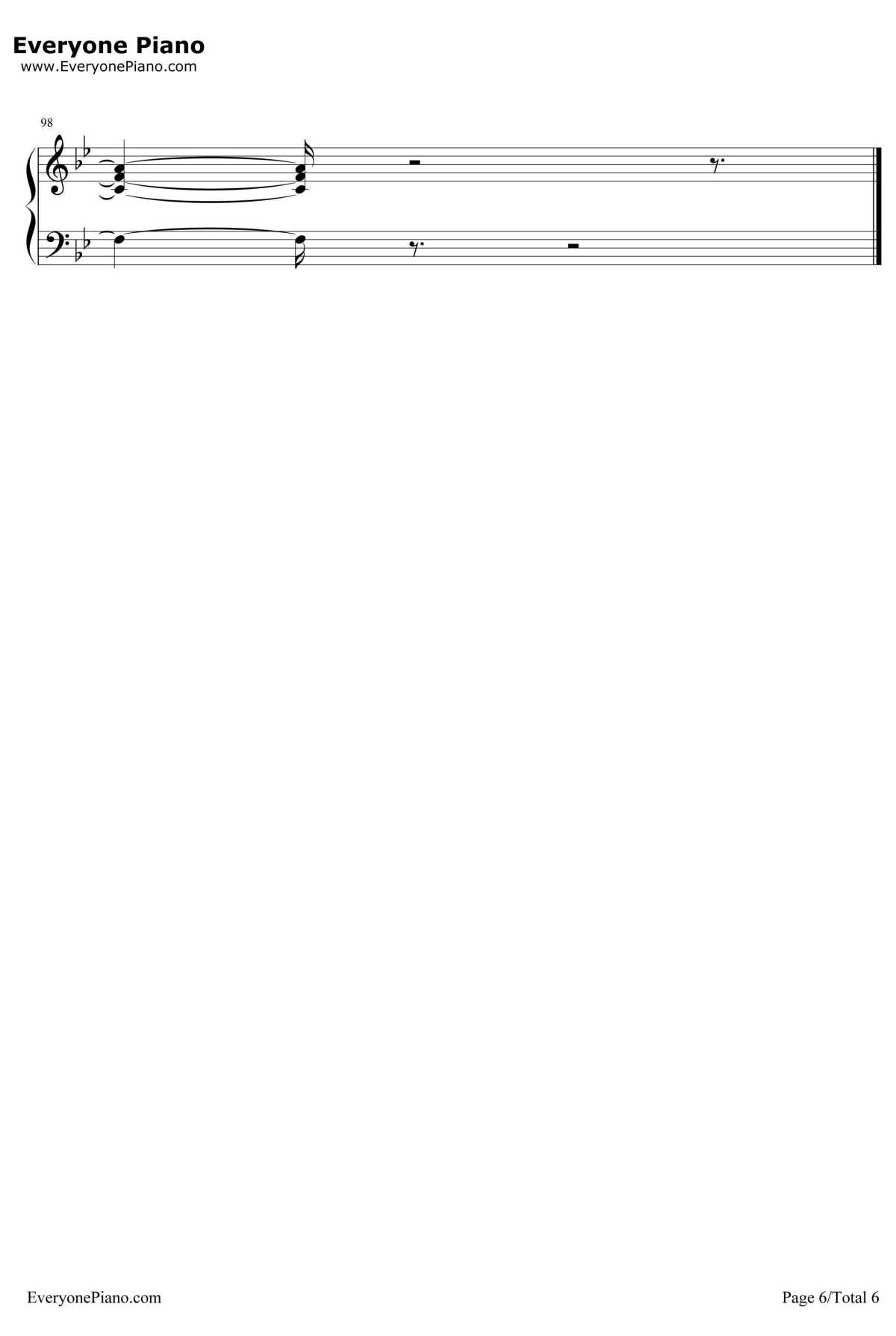 OK钢琴谱-RobinSchulzJamesBlunt6