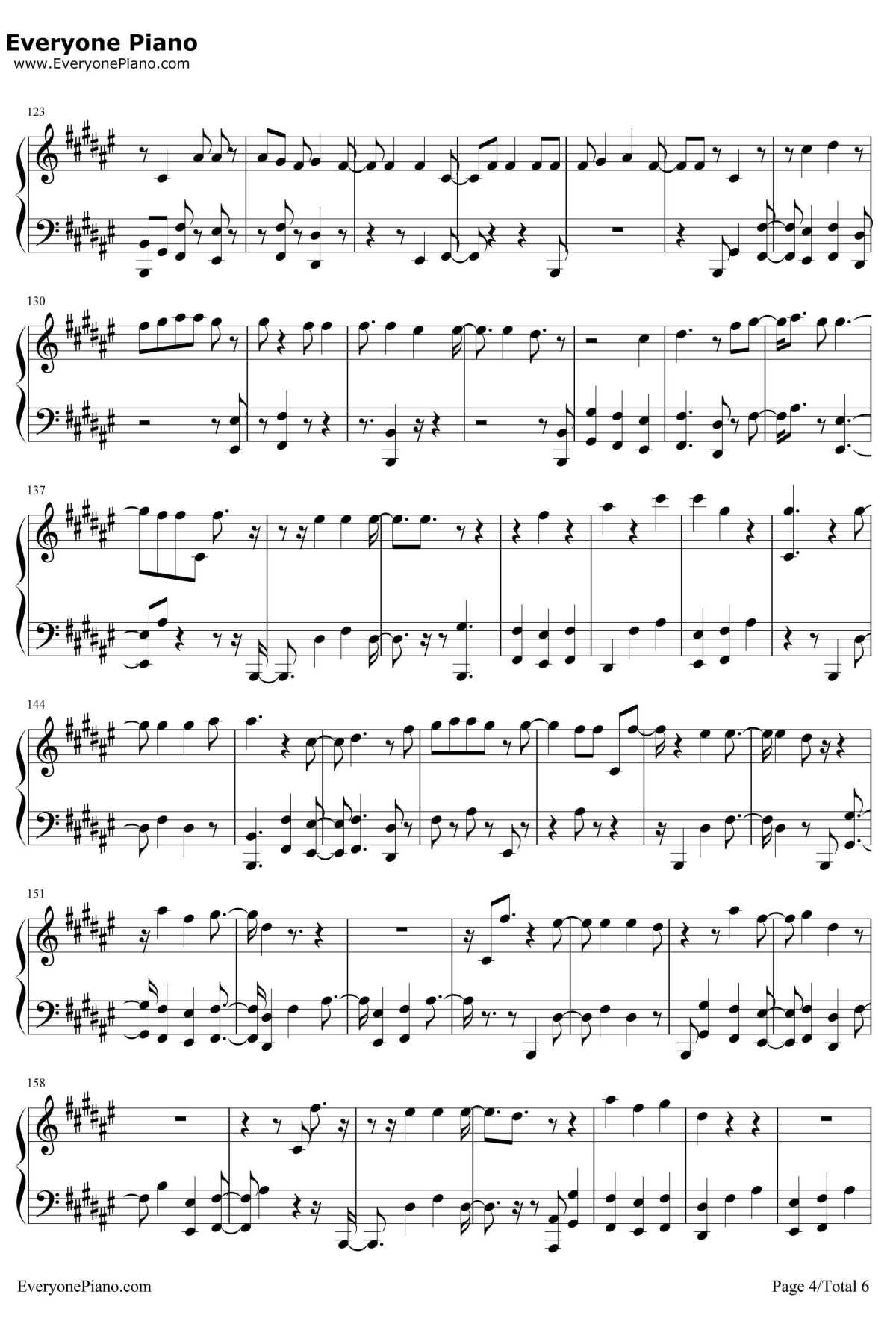 Strip That Down钢琴谱-LiamPayne4