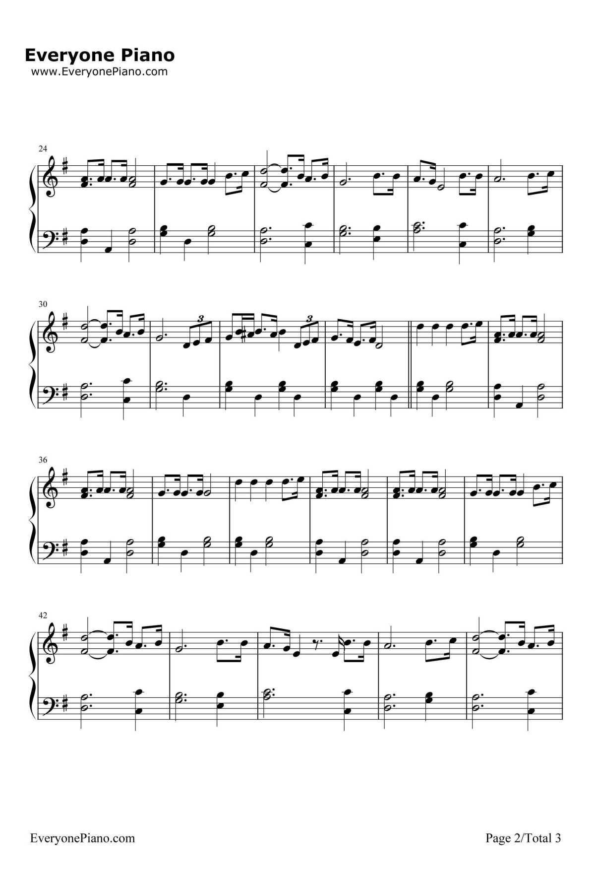 Yellow Submarine钢琴谱-TheBeatles2