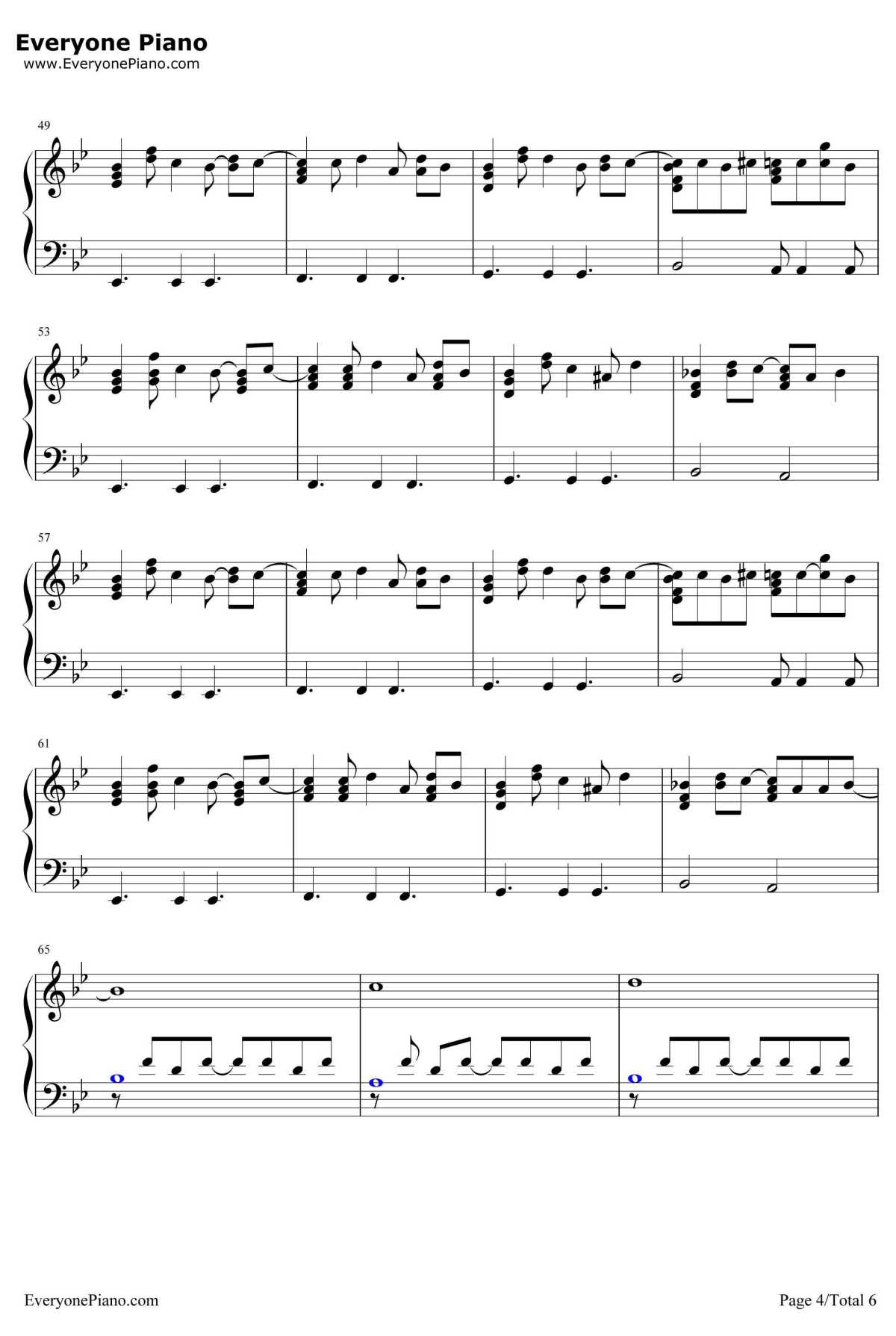 How to Savea Life钢琴谱-TheFray4