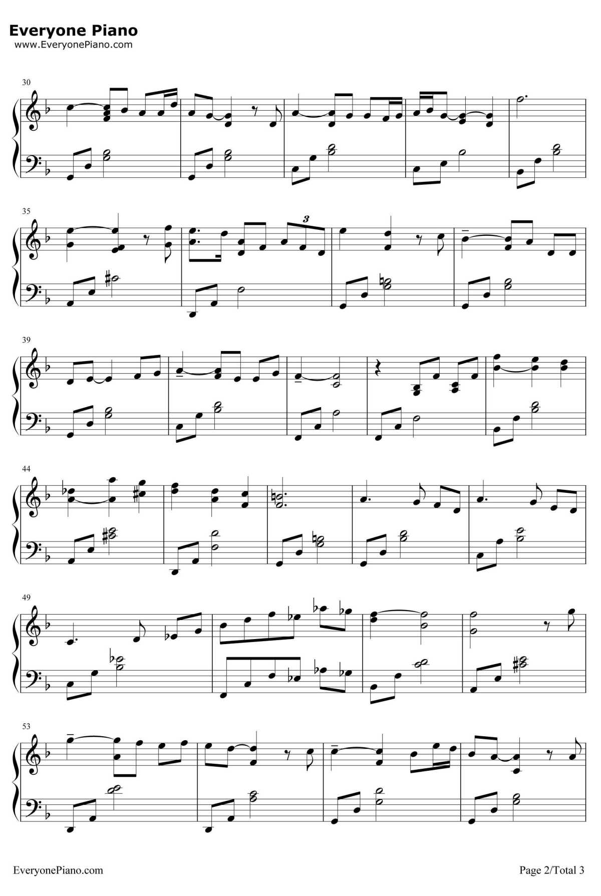 Amar Pelos Dois钢琴谱-SalvadorSobral2