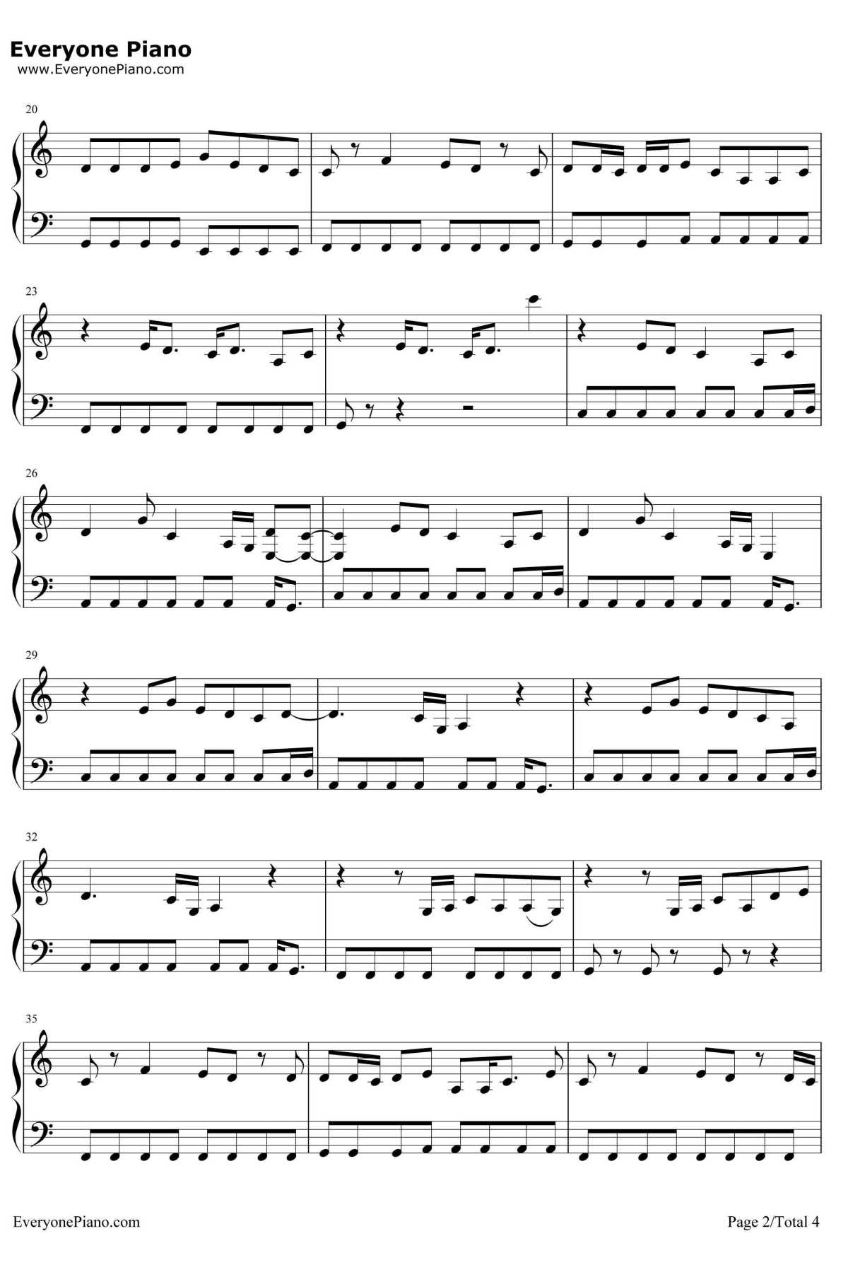 Slow Hands钢琴谱-NiallHoran2