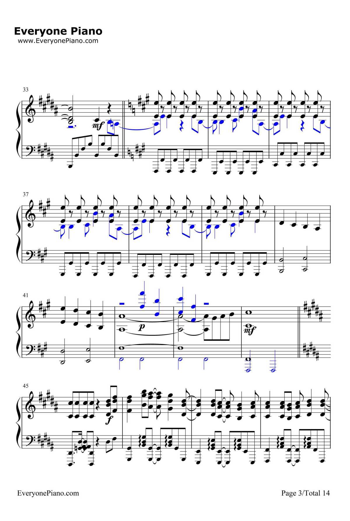 終わりの世界から钢琴谱-麻枝准やなぎなぎ-麻枝准3