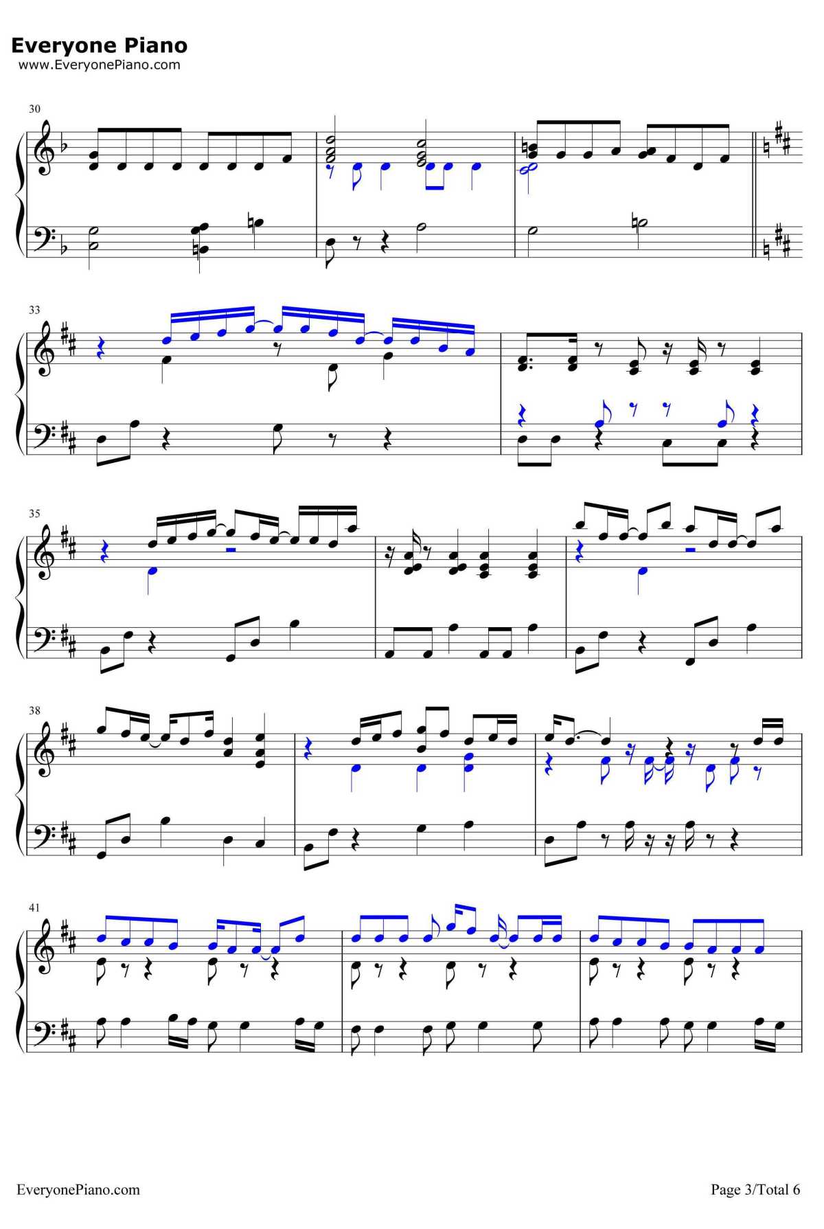 Always钢琴谱-仓木麻衣-名侦探柯南剧场版主题曲3