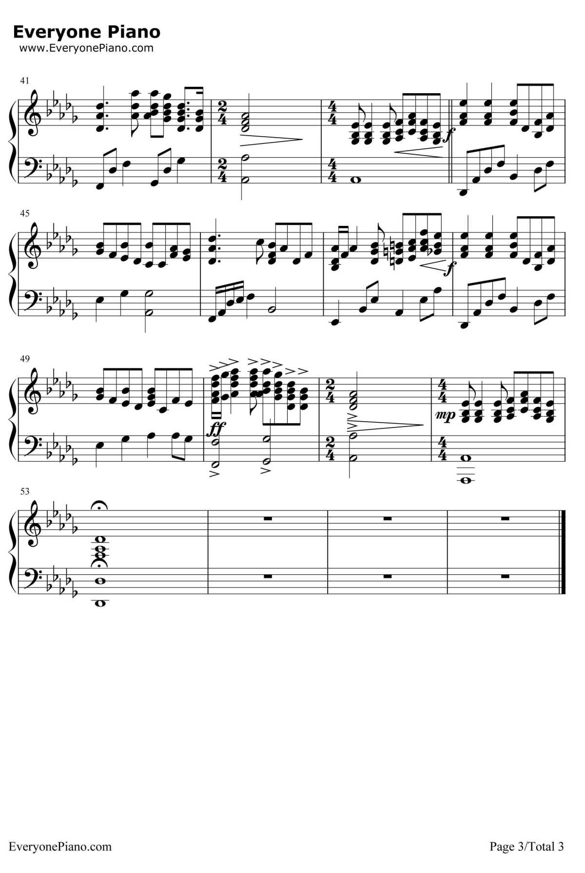 All I Ask of You钢琴谱-AndrewLloydWebber-歌剧魅影OST3