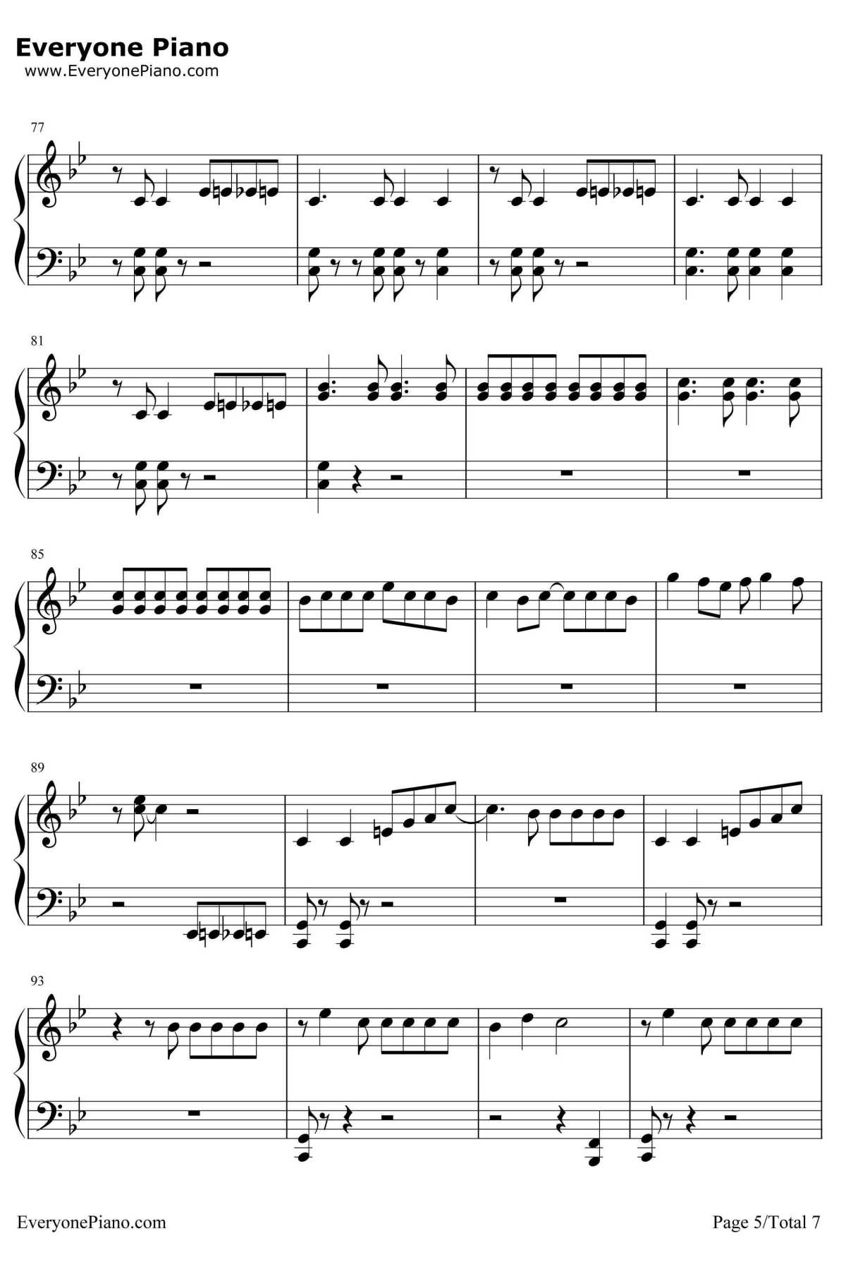 Bang Bang钢琴谱-JessieJ&ArianaGrande&NickiMinaj5