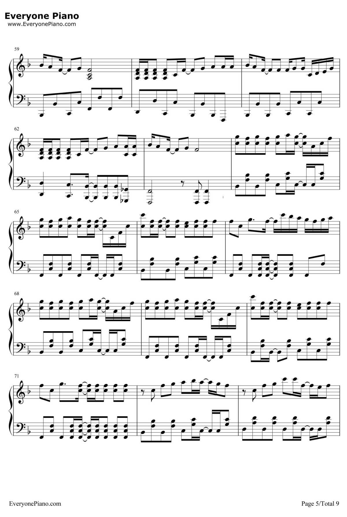 ハッピーシンセサイザ钢琴谱-EasyPop5