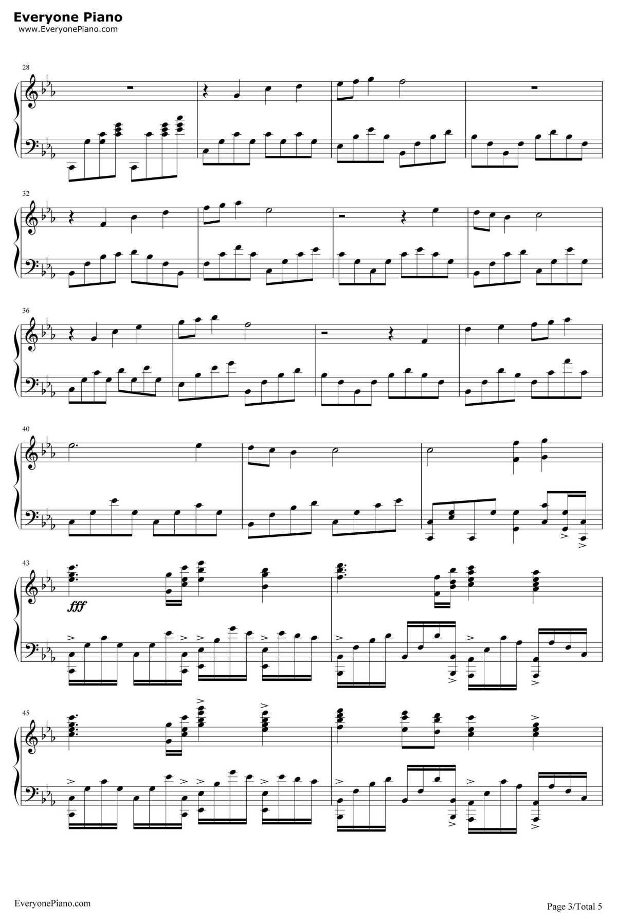 Arrival To Earth钢琴谱-SteveJablonsky-第一代《变形金刚》OST3