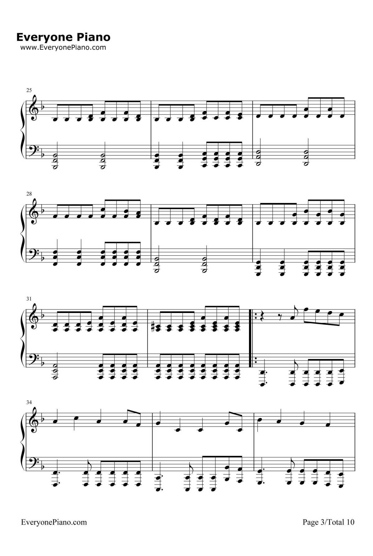 Victory钢琴谱-TwoStepsFromHell3