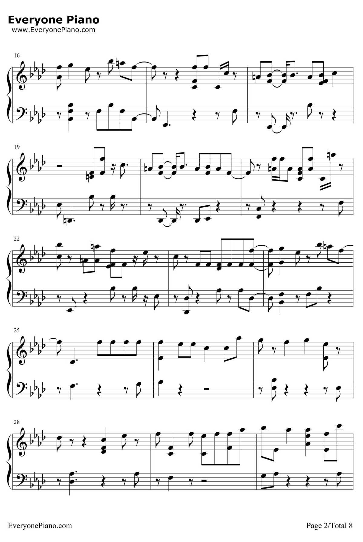 As If It's Your Last钢琴谱-BlackPink2