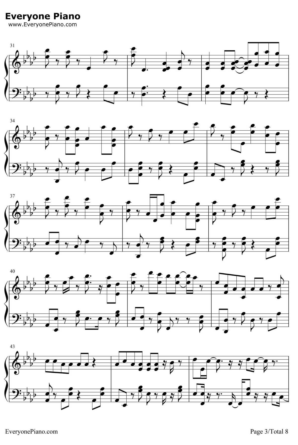 As If It's Your Last钢琴谱-BlackPink3