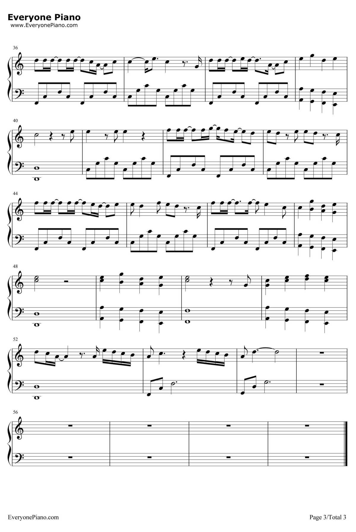 Little Do You Know钢琴谱-AlexSierra3