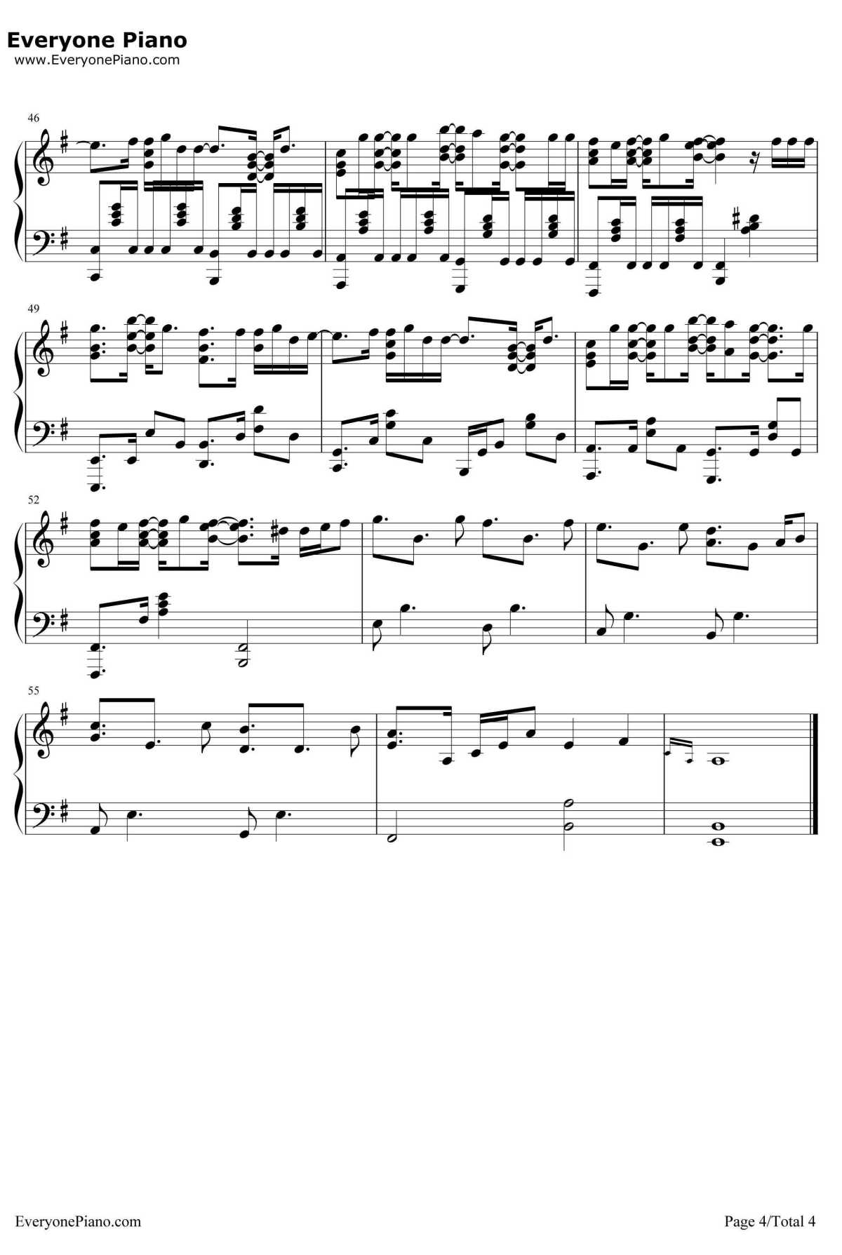 幻听钢琴谱-张在寅-KillMeHealMe主题曲4