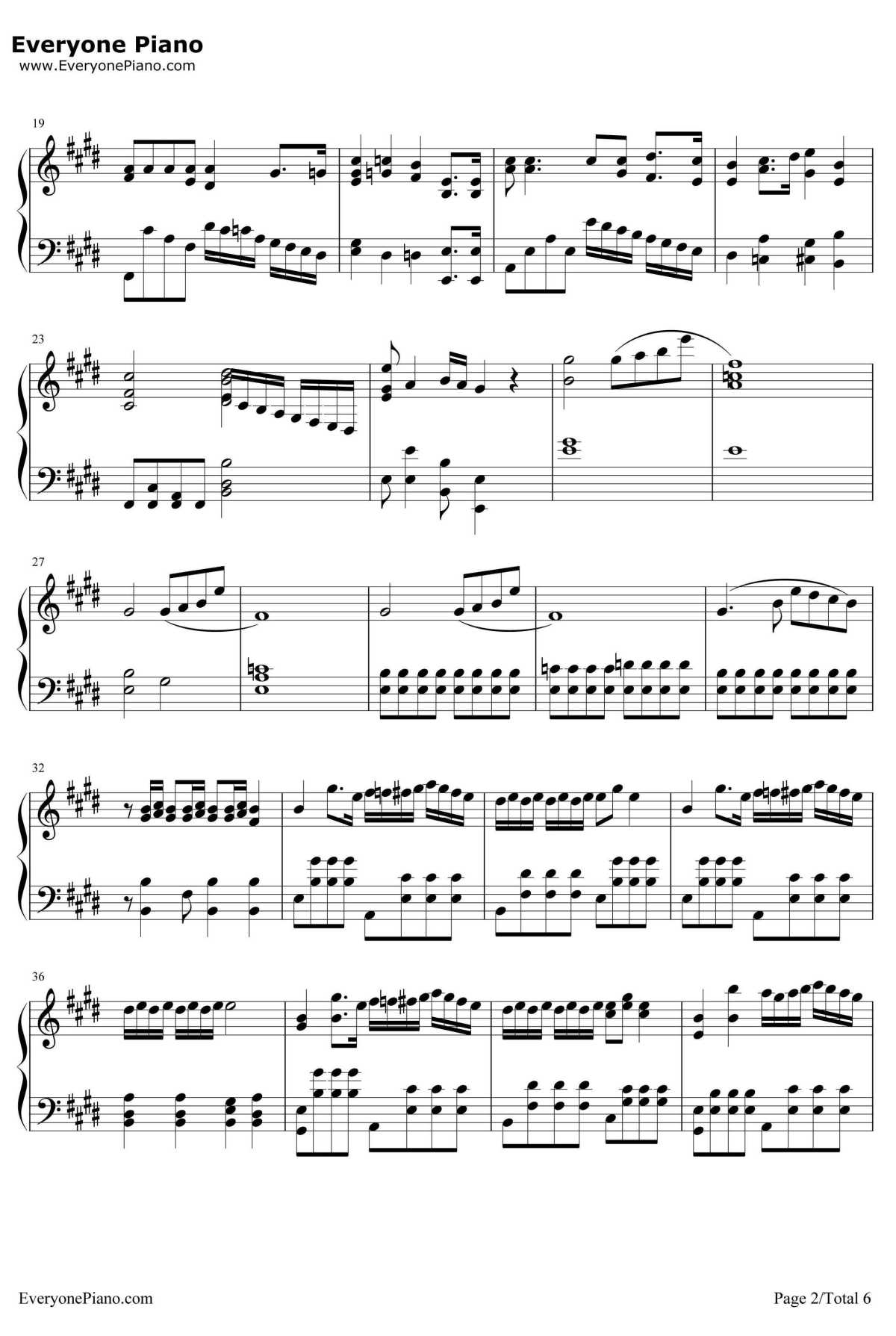 まるかいて地球钢琴谱-浪川大辅-画个圆圆的地球2